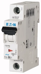 PL6-B6/1 jistič1-p,B,6A,6kA-Eaton