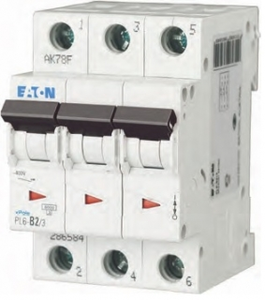PL6-B25/3 jističe 3-p,B, 25A,6kA-EATON
